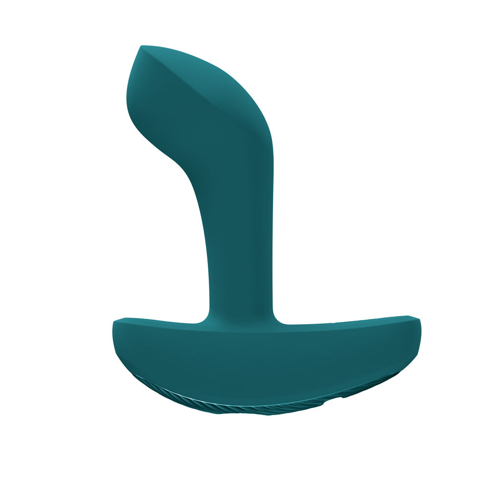 Fun Factory BOOTY VIBE Bottle Green - Bottle Green 9.7 cm USB-C Rechargeable Vibrating Anal Plug