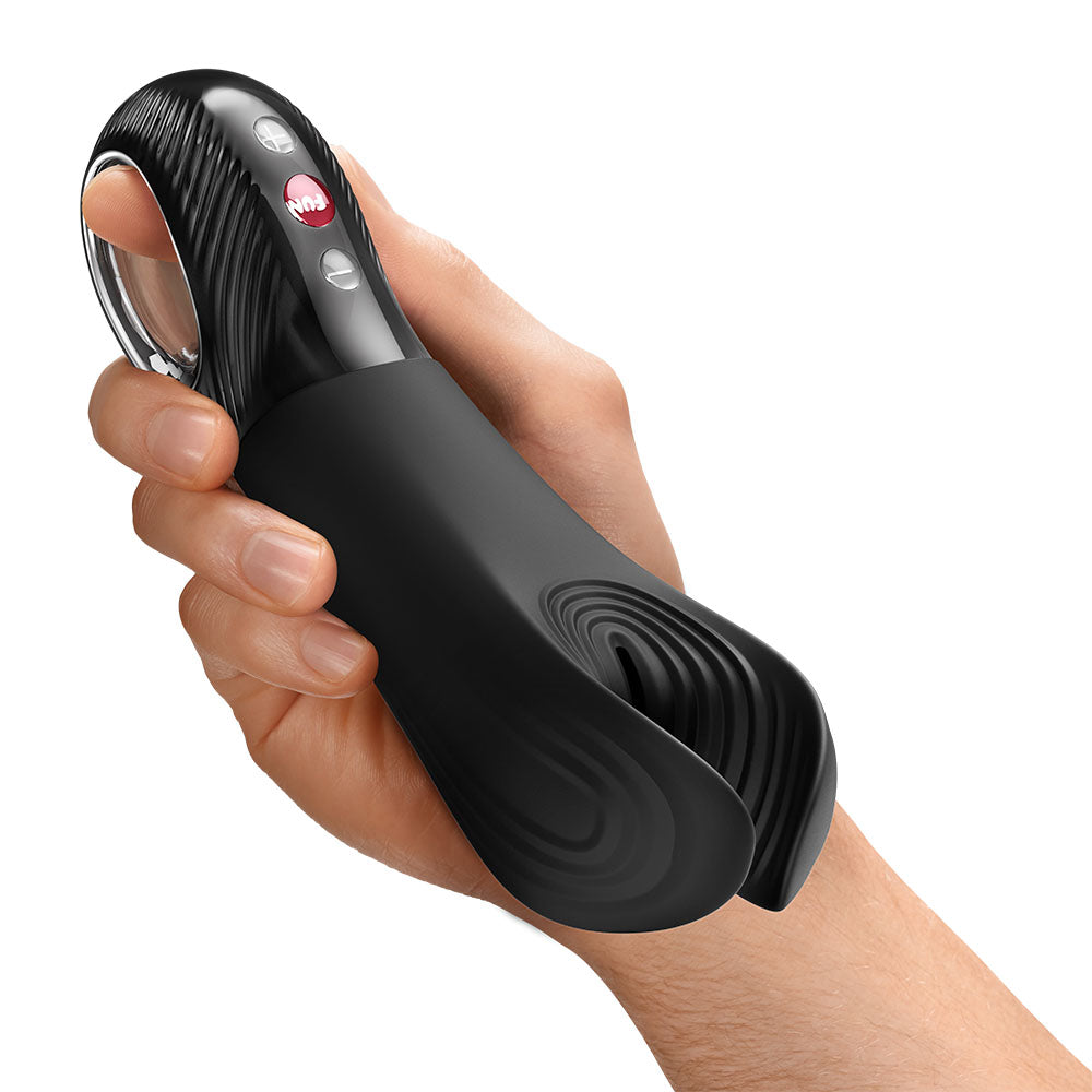 Fun Factory MANTA Black - Black USB-C Rechargeable Unisex Vibrator
