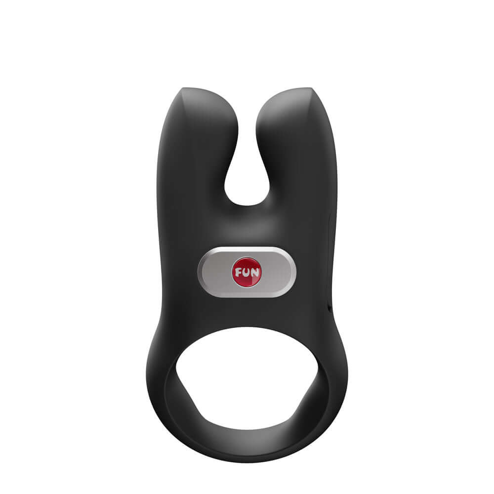 Fun Factory NOS Black - Black USB-C Rechargeable Vibrating Cock Ring