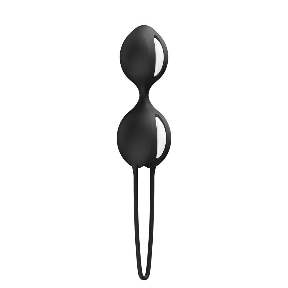Fun Factory SMARTBALLS DUO Black - Black Weighted Kegel Balls