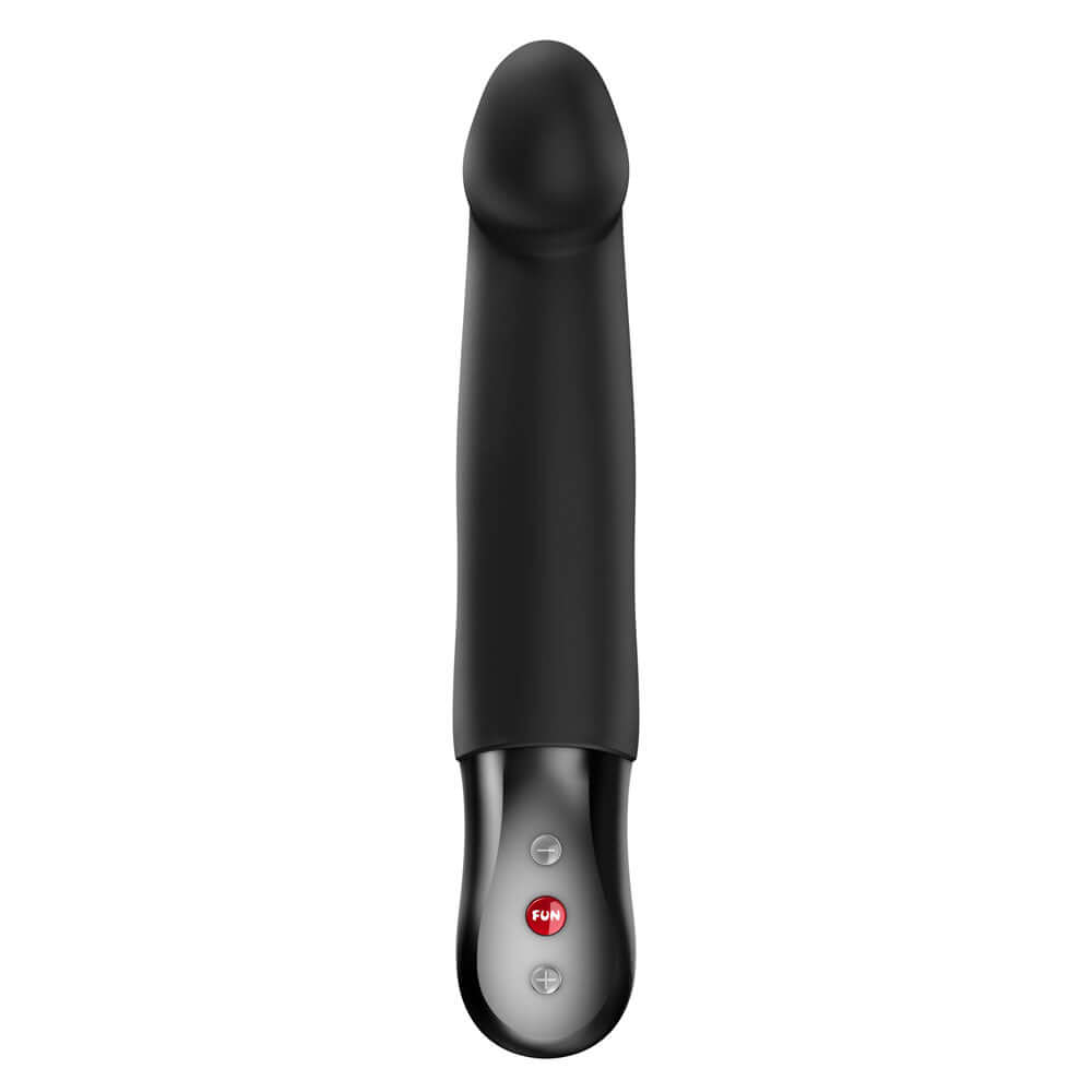 Fun Factory STRONIC REAL Black - Black USB Rechargeable Thrusting Vibrator