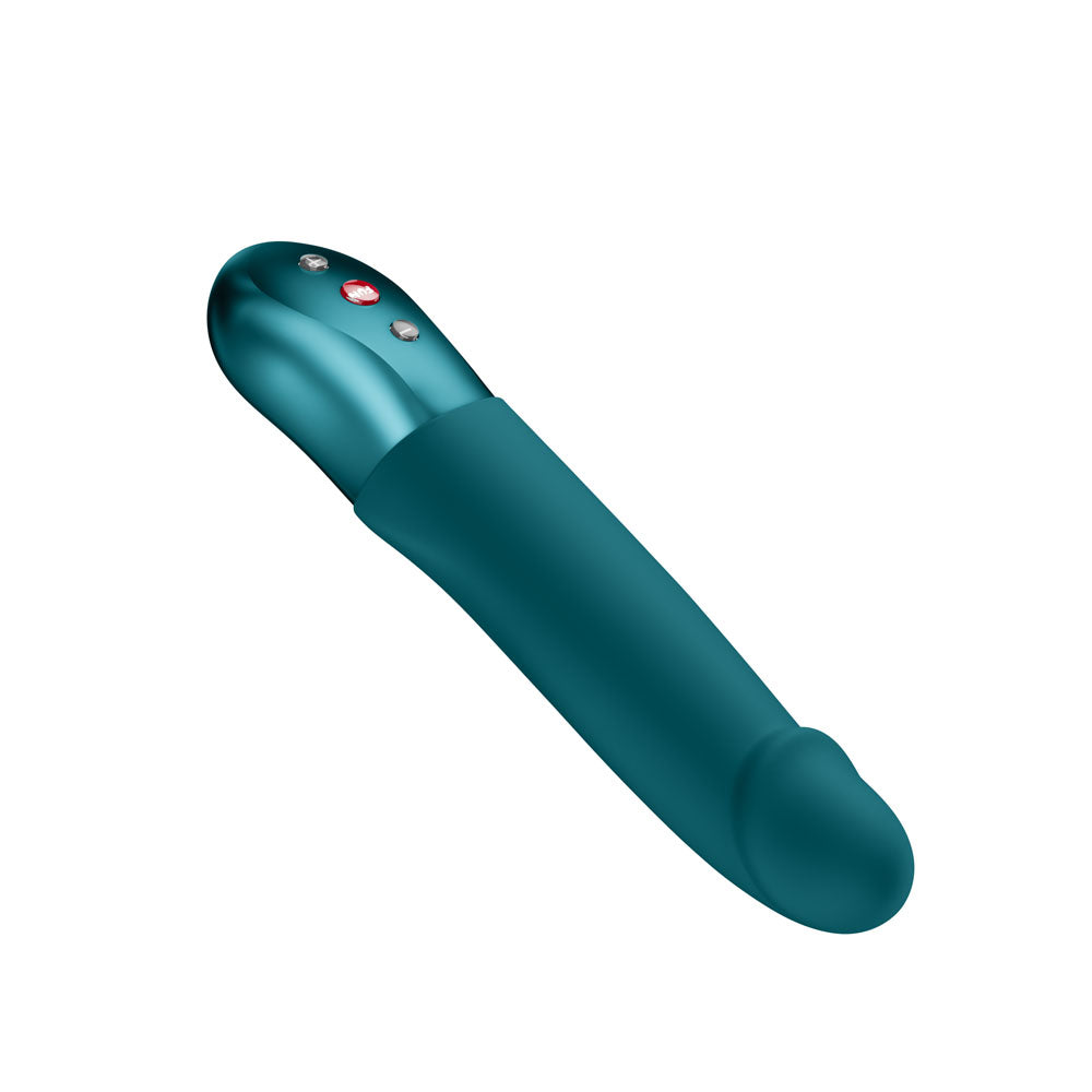 Fun Factory STRONIC REAL Bottle Green - Bottle Green USB Rechargeable Thrusting Vibrator
