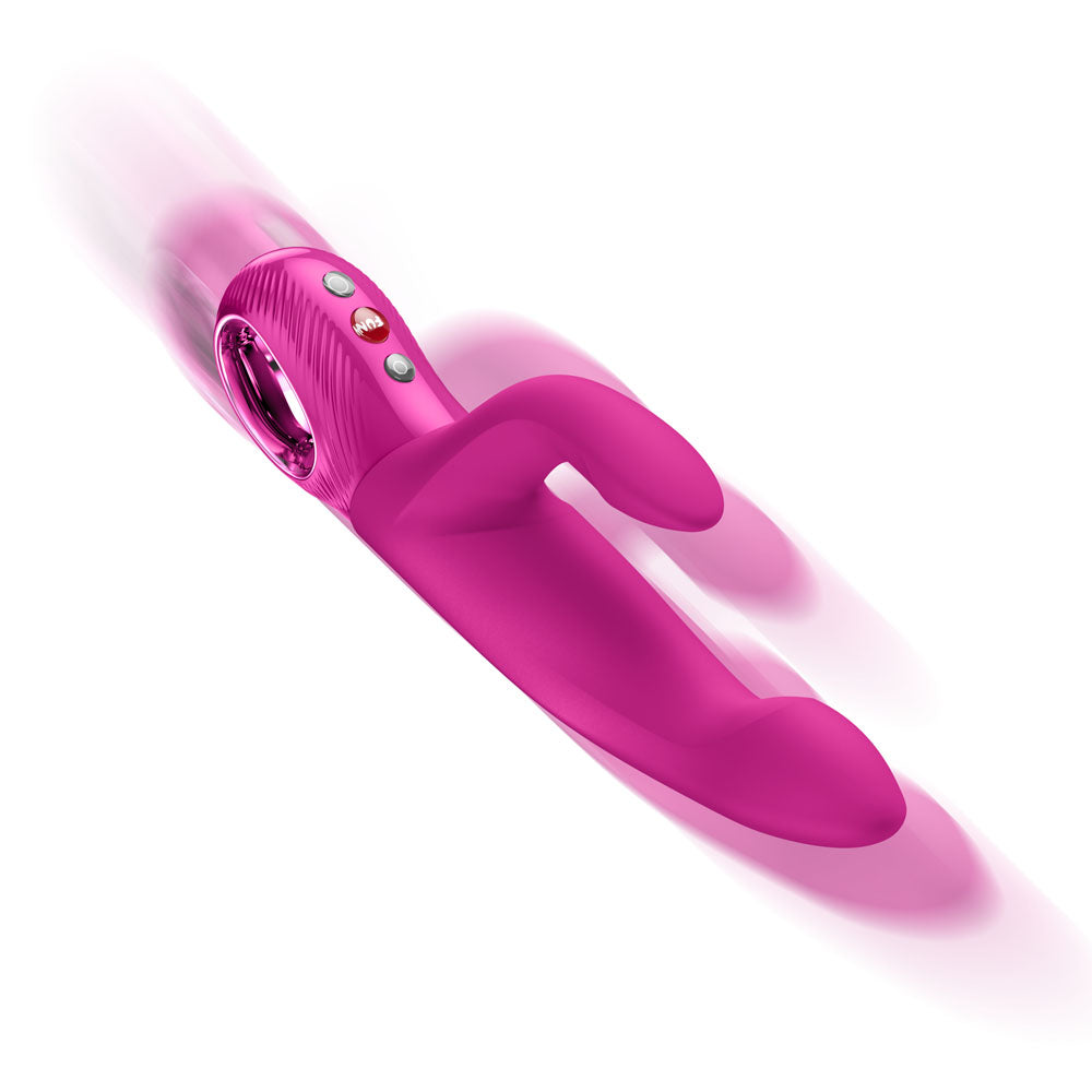 Fun Factory BI STRONIC IMMERSE Magenta - Magenta 22.1 cm USB-C Rechargeable Thrusting Vibrator