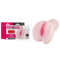 Moist & Surge II - Flesh Dual Layer 3 Vagina Stroker 15.2cm