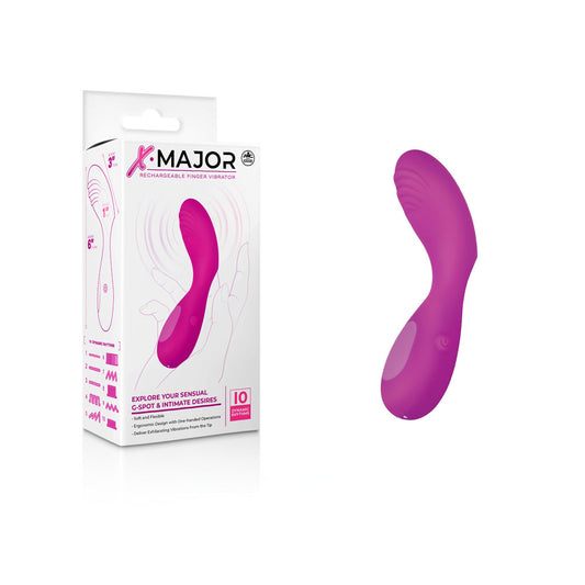 X Major Finger Vibe - Pink USB Rechargeable Finger Stimulator