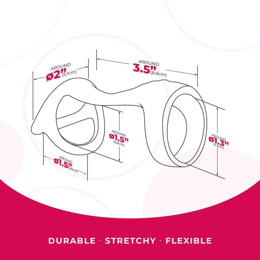 Strap The Balls - Cock Strap with Ball Stretcher