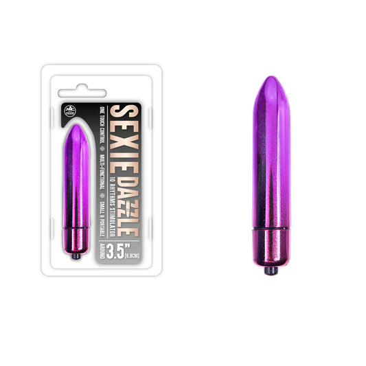 Sexie Dazzle Metallic Purple 8.9 cm Bullet