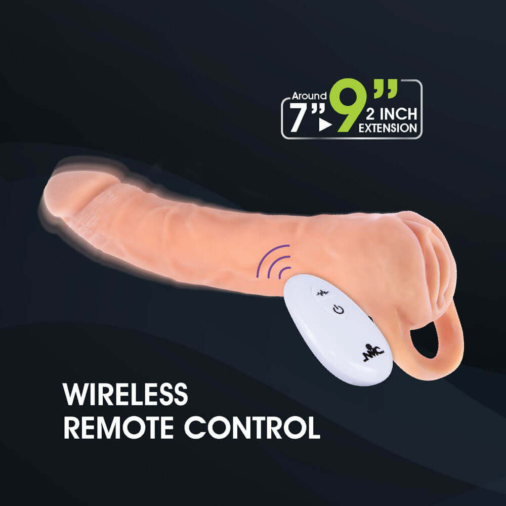 Extendor+ - 2 Inch Vibrating Penis Extender and Stroker