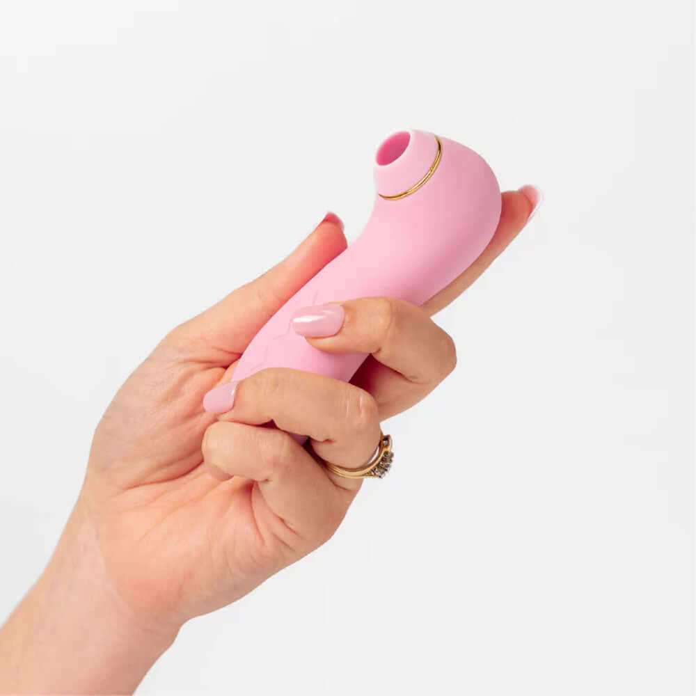 Pink USB Rechargeable Air Pulse Clitoral Stimulator