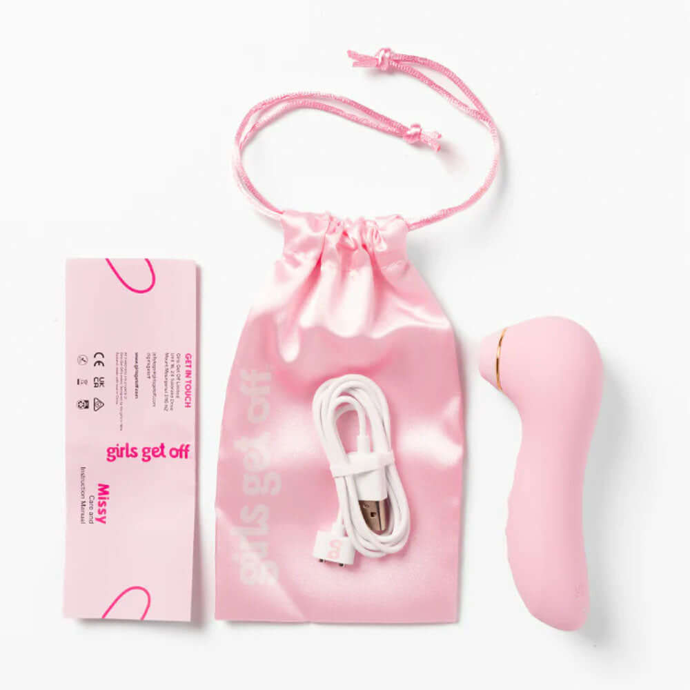 Pink USB Rechargeable Air Pulse Clitoral Stimulator