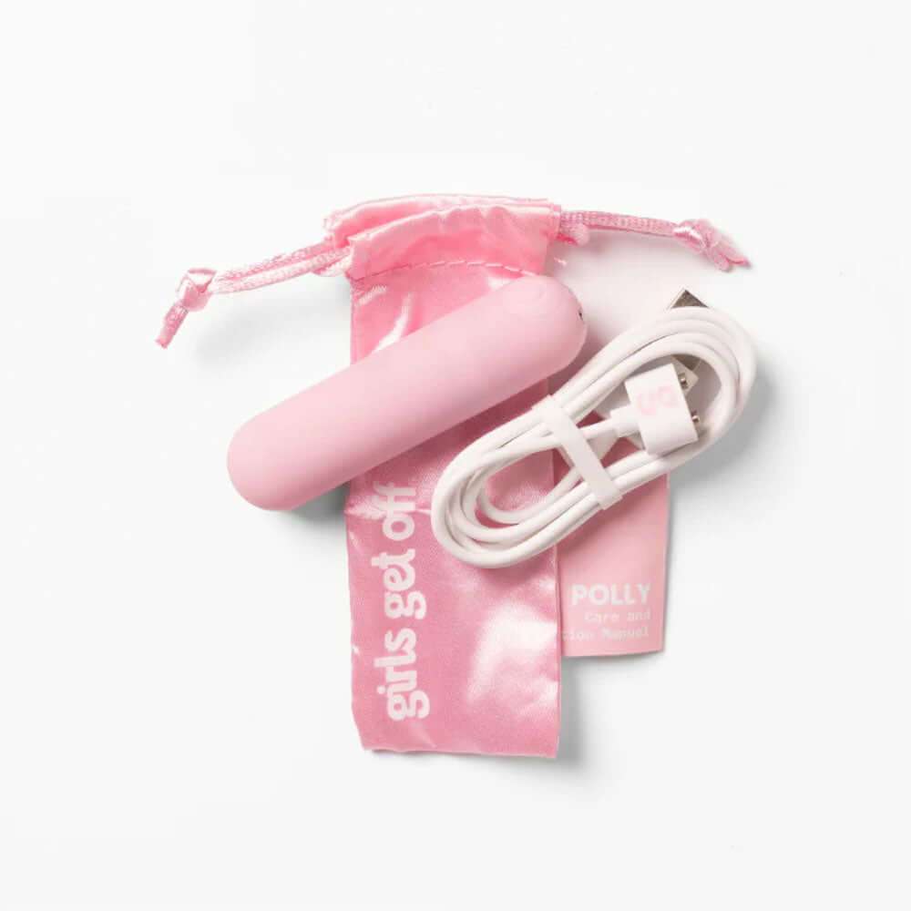 Pink 6.3 cm USB Rechargeable Bullet