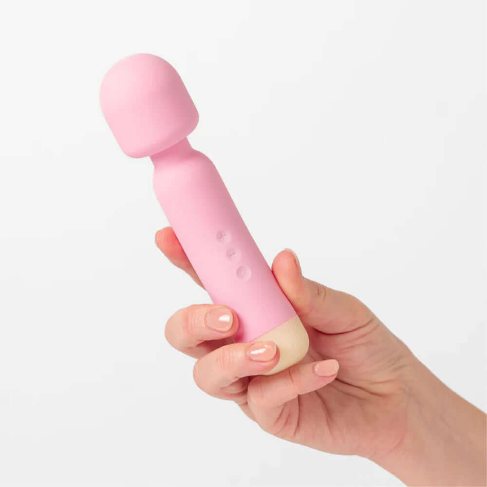 Pink 16.8 cm USB Rechargeable Massage Wand