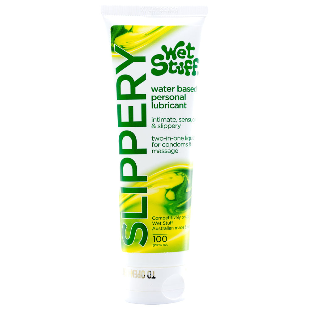 Wet Stuff Slippery - 100g Tube - Water Based Lubricant