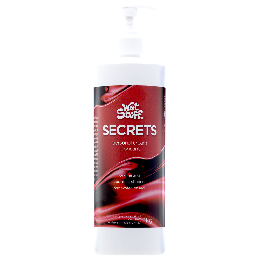 Wet Stuff Secrets Hybrid Lubricant - 1 kg Pump Bottle