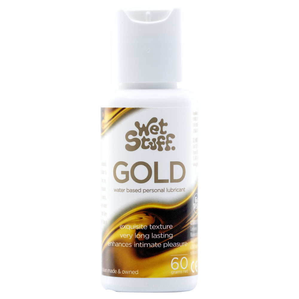 Wet Stuff Gold Water Based Lubricant - 60 gram Bottle