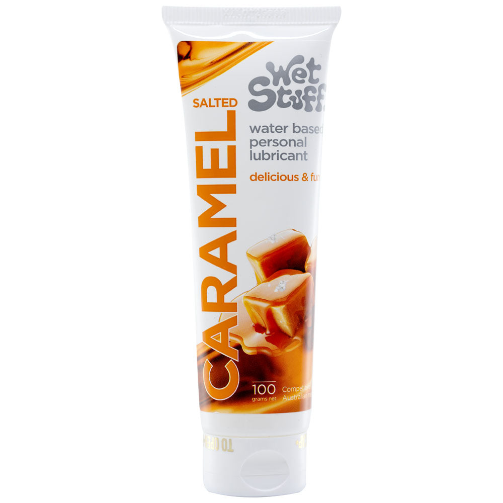 Wet Stuff Salted Caramel Flavoured Water Based Lubricant - 100g Tube