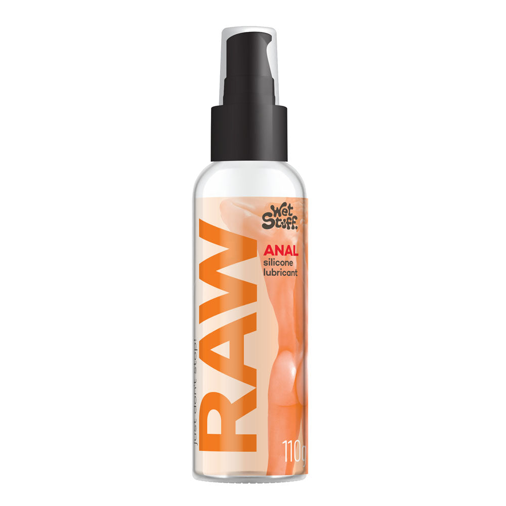 Wet Stuff Raw Anal Silicone Lubricant - 110g Pump Bottle