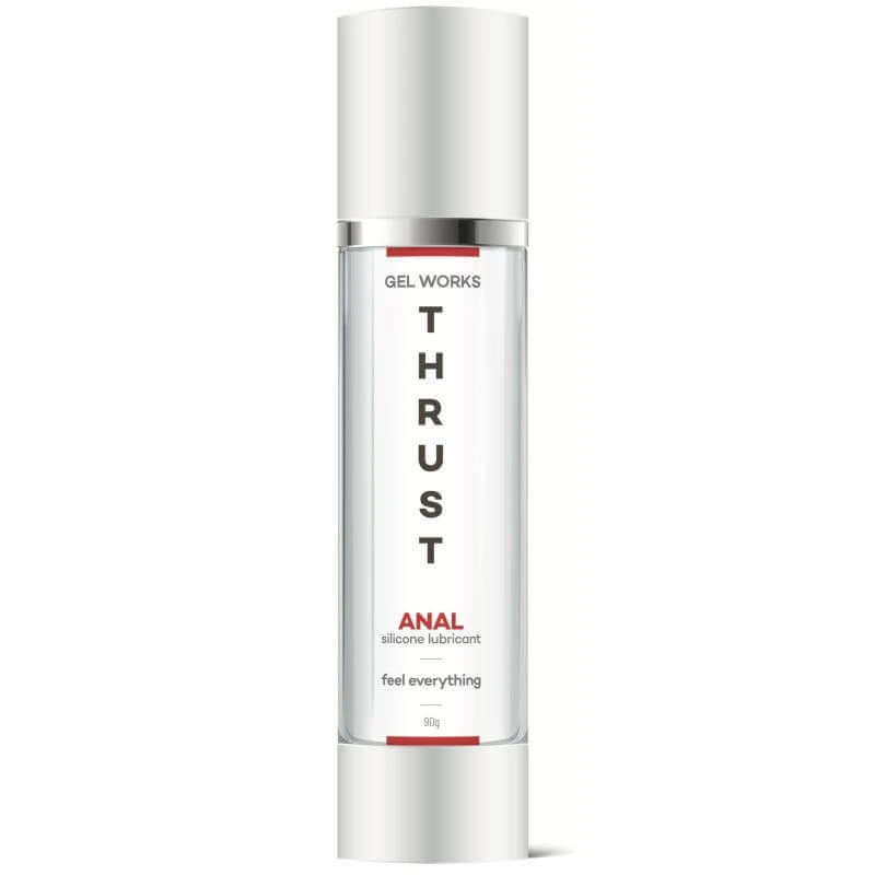 Wet Stuff Thrust - Anal Silicone Lubricant - 90 gram Airless Bottle