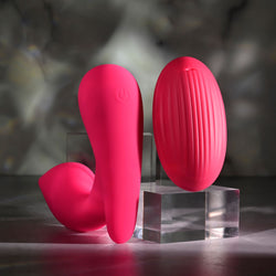 Gender X ALL ABOUT THE BASS - Pink USB Rechargeable Wearable Vibrator with Wireless Remote