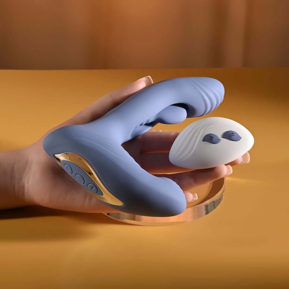 Gender X FLAPJACK - Blue USB Rechargeable Flapping Vibrator