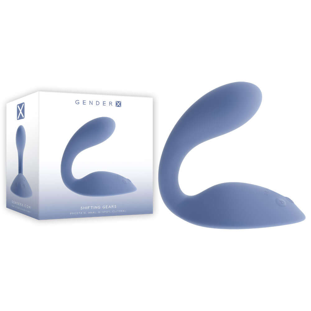Gender X SHIFTING GEARS - Blue USB Rechargeable Vibrating Grinding Pad