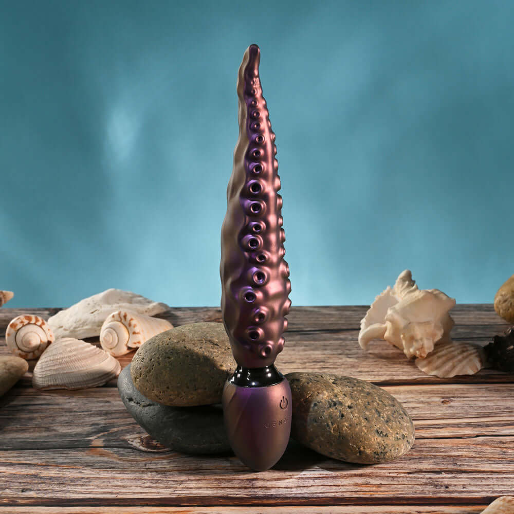 Gender X INTO THE DEEP - Purple 21.7 cm USB Rechargeable Tentacle Fantasy Massage Wand