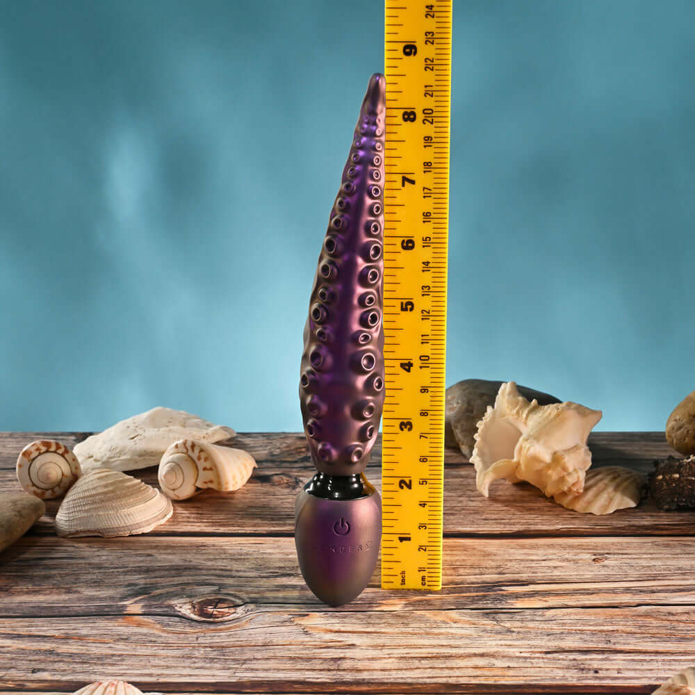 Gender X INTO THE DEEP - Purple 21.7 cm USB Rechargeable Tentacle Fantasy Massage Wand