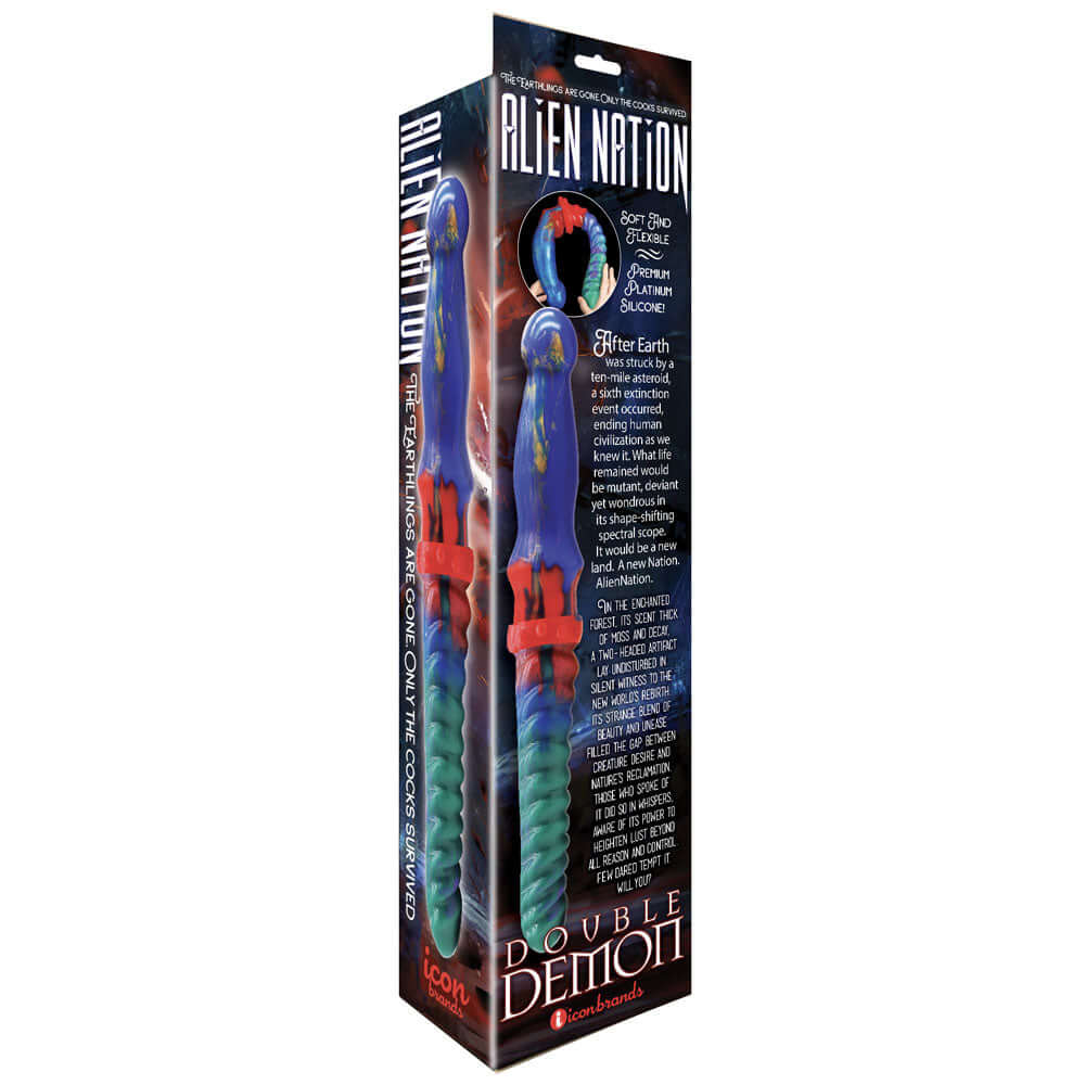 Alien Nation - Double Demon - Coloured 35 cm Fantasy Double Dildo