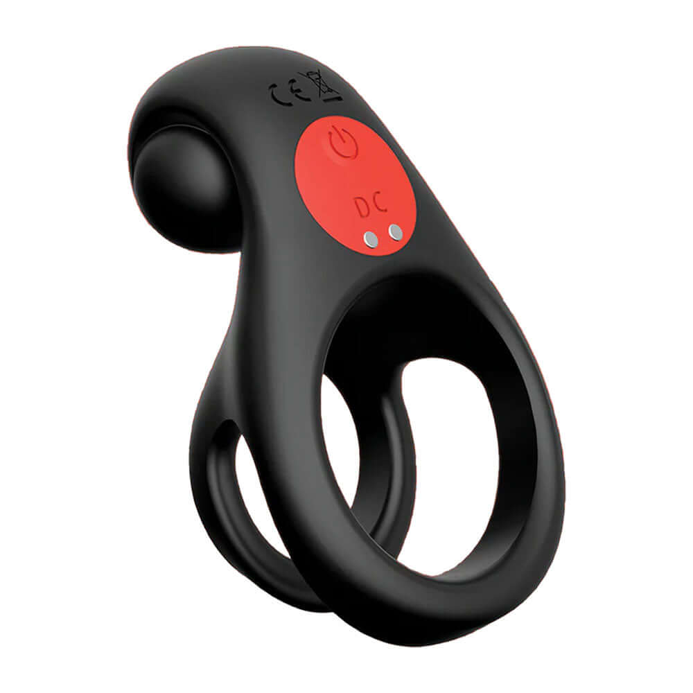 Red Dot Rings - V2 - USB Rechargeable Vibrating Cock & Ball Ring with Remote
