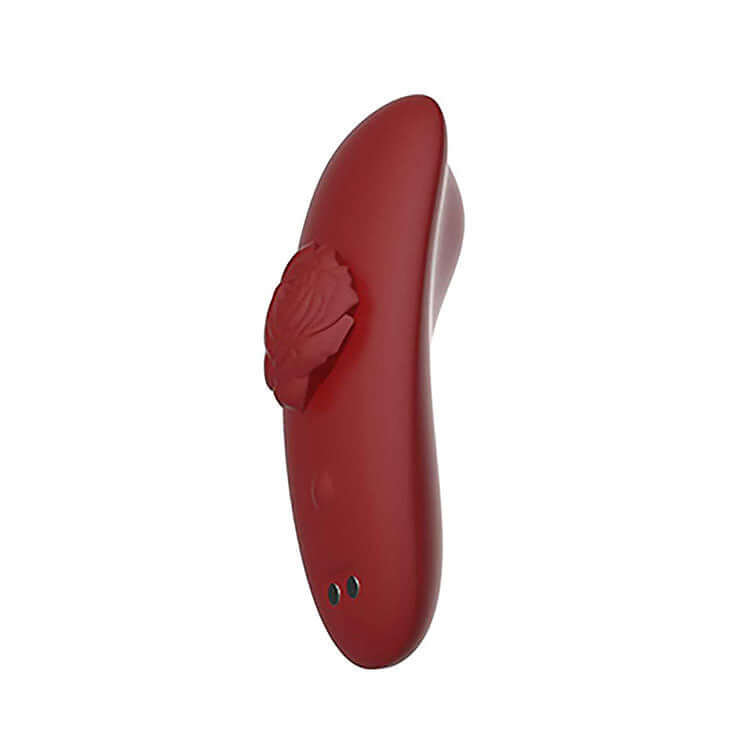 Adam & Eve RAVISHING ROSE Panty Vibe - Red USB Rechargeable Panty Vibrator with Remote Control