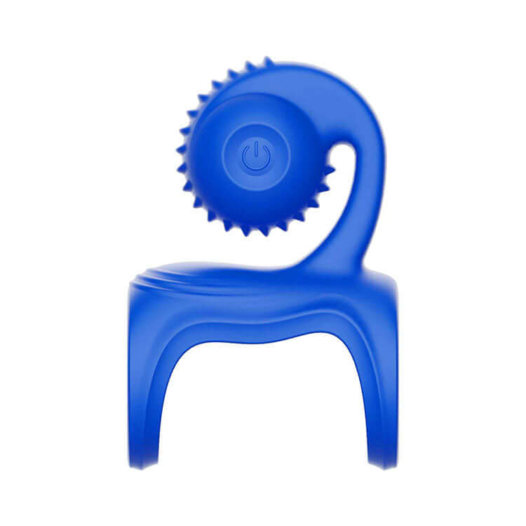 Adam & Eve ROCKIN & ROLLIN SNAIL - Blue USB Rechargeable Vibrating Couples Cage