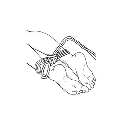 Adam & Eve BONDAGE ROPE - 3 metre (10 feet) - Black Bondage Rope - 3 metre Length