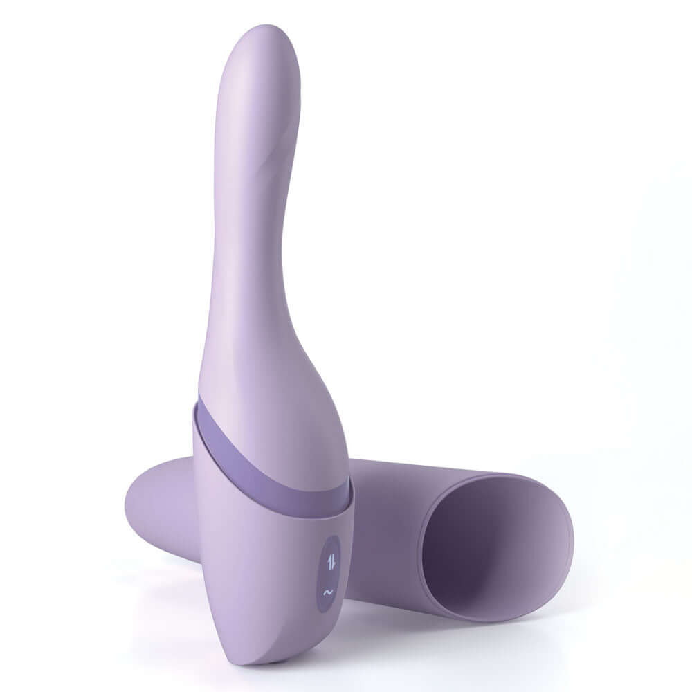 JimmyJane Hello Bang - Purple 27 cm USB Rechargeable Warming & Thrusting Vibrator