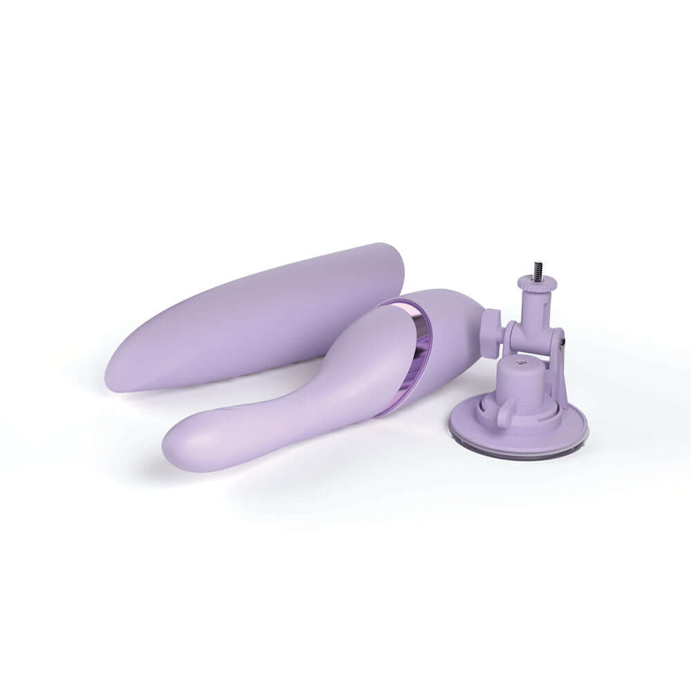 JimmyJane Hello Bang - Purple 27 cm USB Rechargeable Warming & Thrusting Vibrator