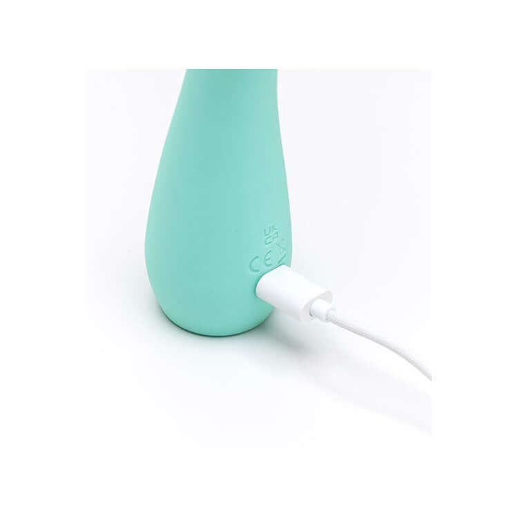 Adam & Eve GROOVY GLOW-UPS Flexie - Blue 19 cm USB Rechargeable G-Spot Vibrator