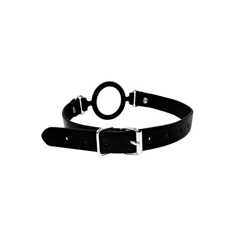 Adam & Eve OPEN WIDE - Black Adjustable Mouth Restraint