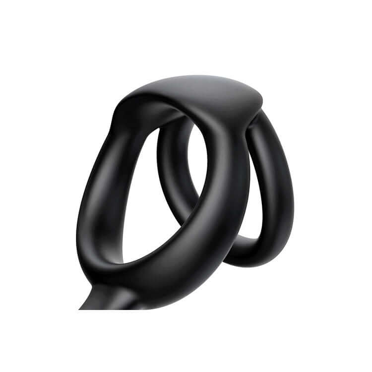 Adam & Eve THE GREAT EXPANDER - Black 14 cm USB Rechargeable Thrusting & Expanding Prostate Massager with Wireless Remote