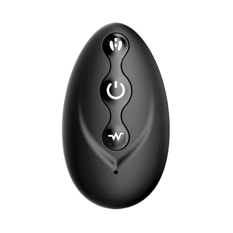 Adam & Eve THE GREAT EXPANDER - Black 14 cm USB Rechargeable Thrusting & Expanding Prostate Massager with Wireless Remote