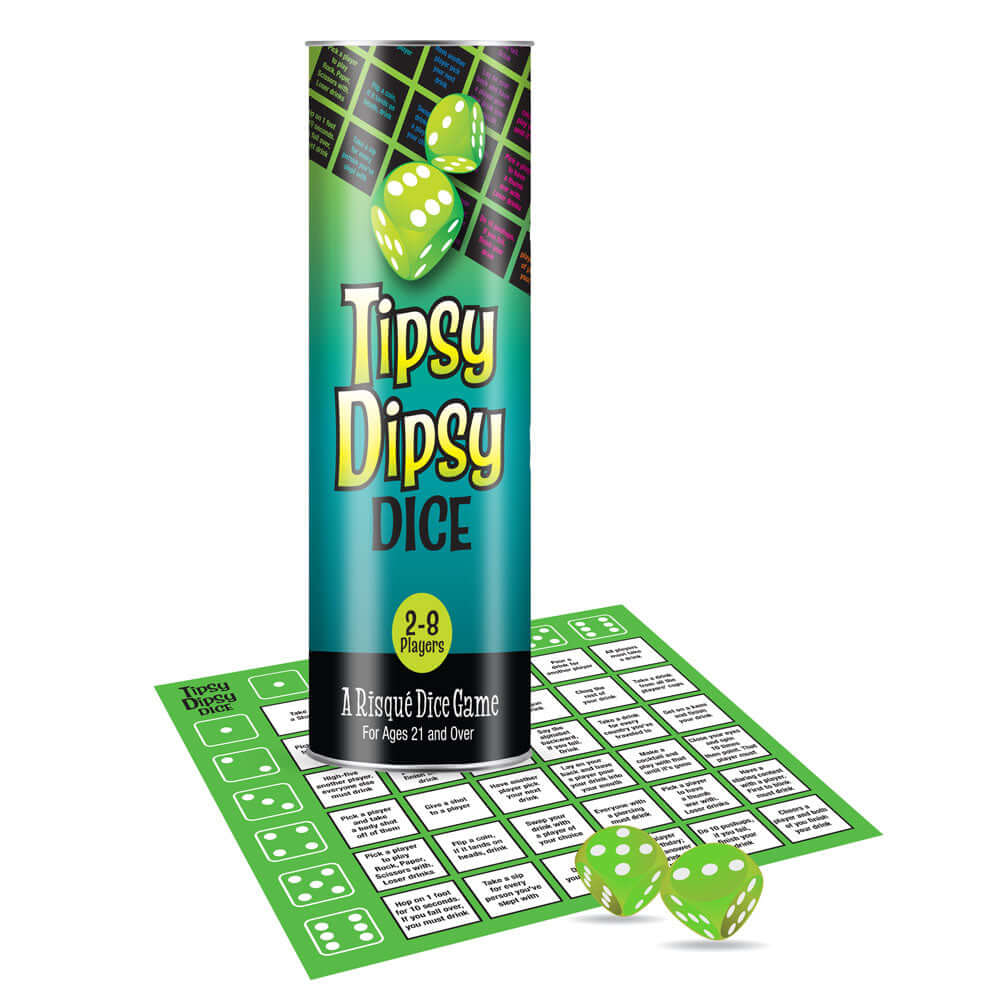 Tipsy Dipsy Dice - Drinking Game for Parties