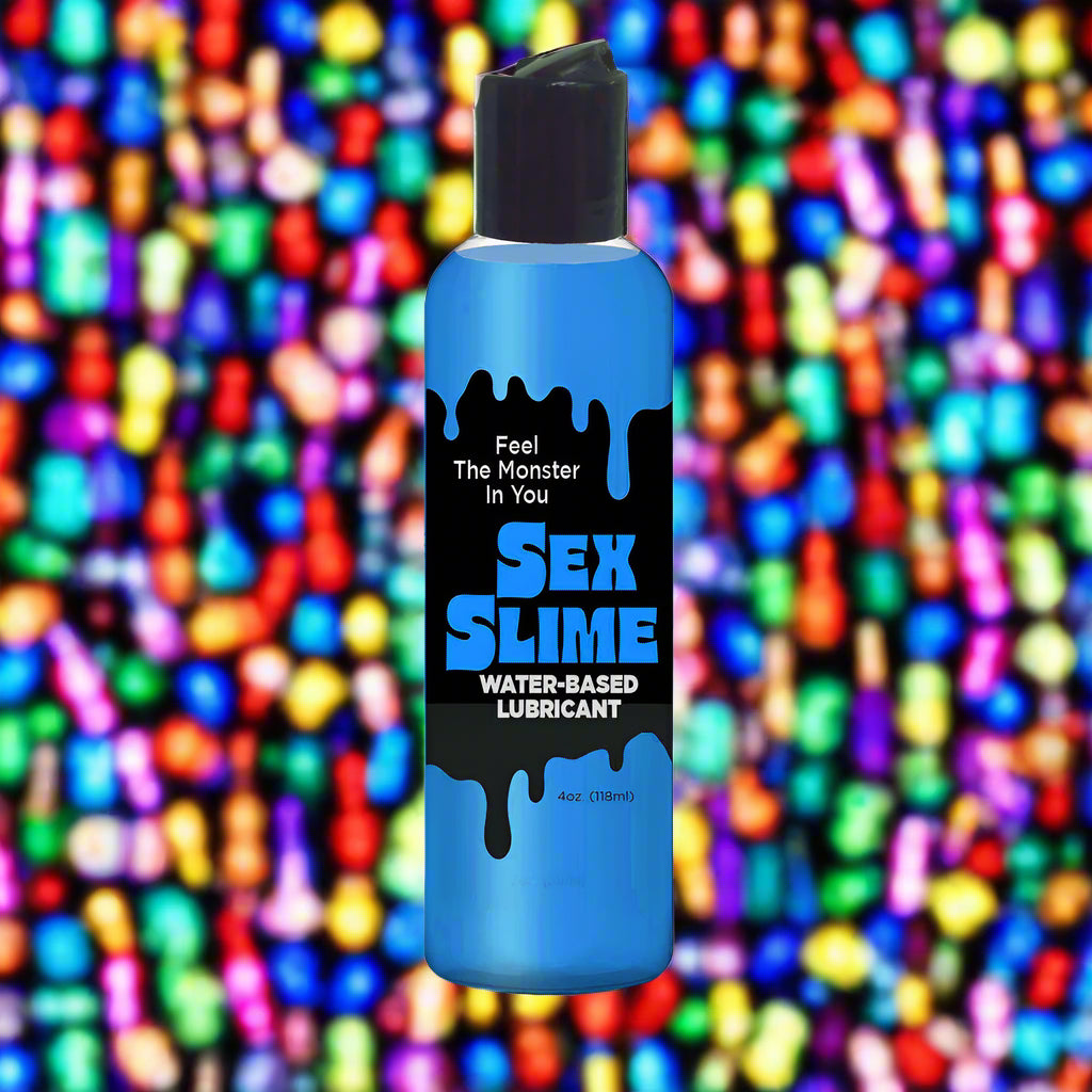 Sex Slime Blue Water Based Lubricant - 120 ml Bottle
