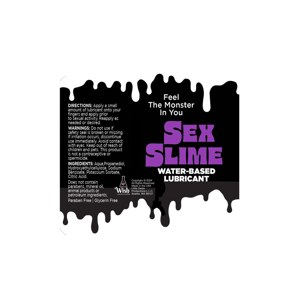 Sex Slime Purple Water Based Lubricant - 120 ml Bottle