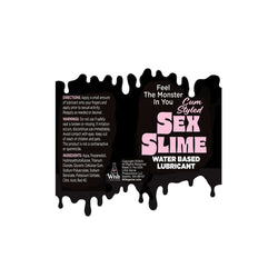 Sex Slime Cum Style Creature Lube - Pink 120 ml - Pink Cum Style Water Based Lubricant - 120 ml Bottle