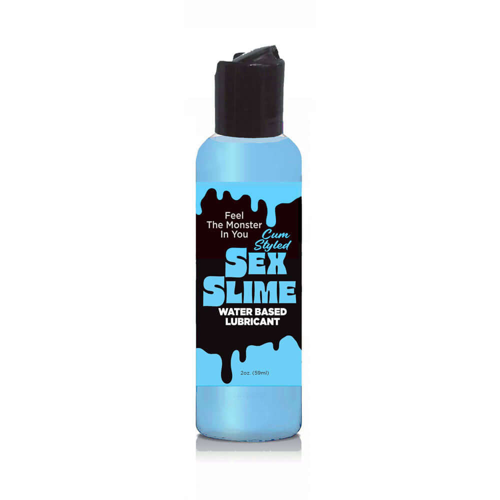 Sex Slime Cum Style Creature Lube - Blue 60 ml - Blue Cum Style Water Based Lubricant - 60 ml Bottle