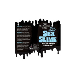Sex Slime Cum Style Creature Lube - Blue 60 ml - Blue Cum Style Water Based Lubricant - 60 ml Bottle