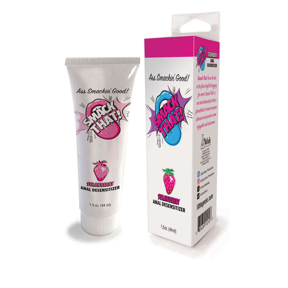 Smack That! Anal Desensitiser - Strawberry - Strawberry Flavoured Anal Desensitiser - 44 ml Tube