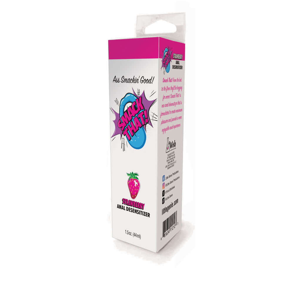 Smack That! Anal Desensitiser - Strawberry - Strawberry Flavoured Anal Desensitiser - 44 ml Tube