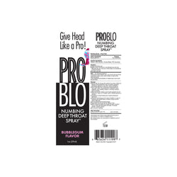 ProBlo Deep Throat Spray Bubblegum Flavoured - 30 ml