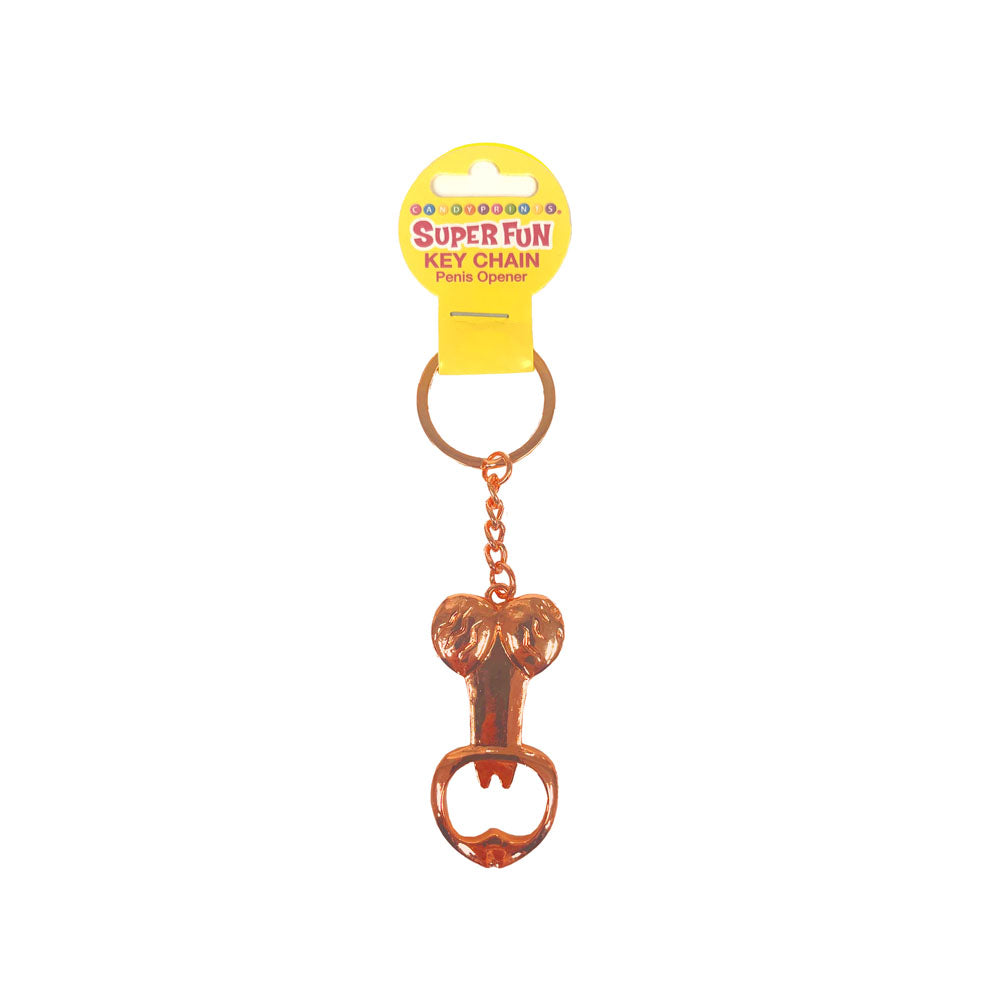 Super Fun Key Chain - Penis Bottle Opener - Novelty Key Chain