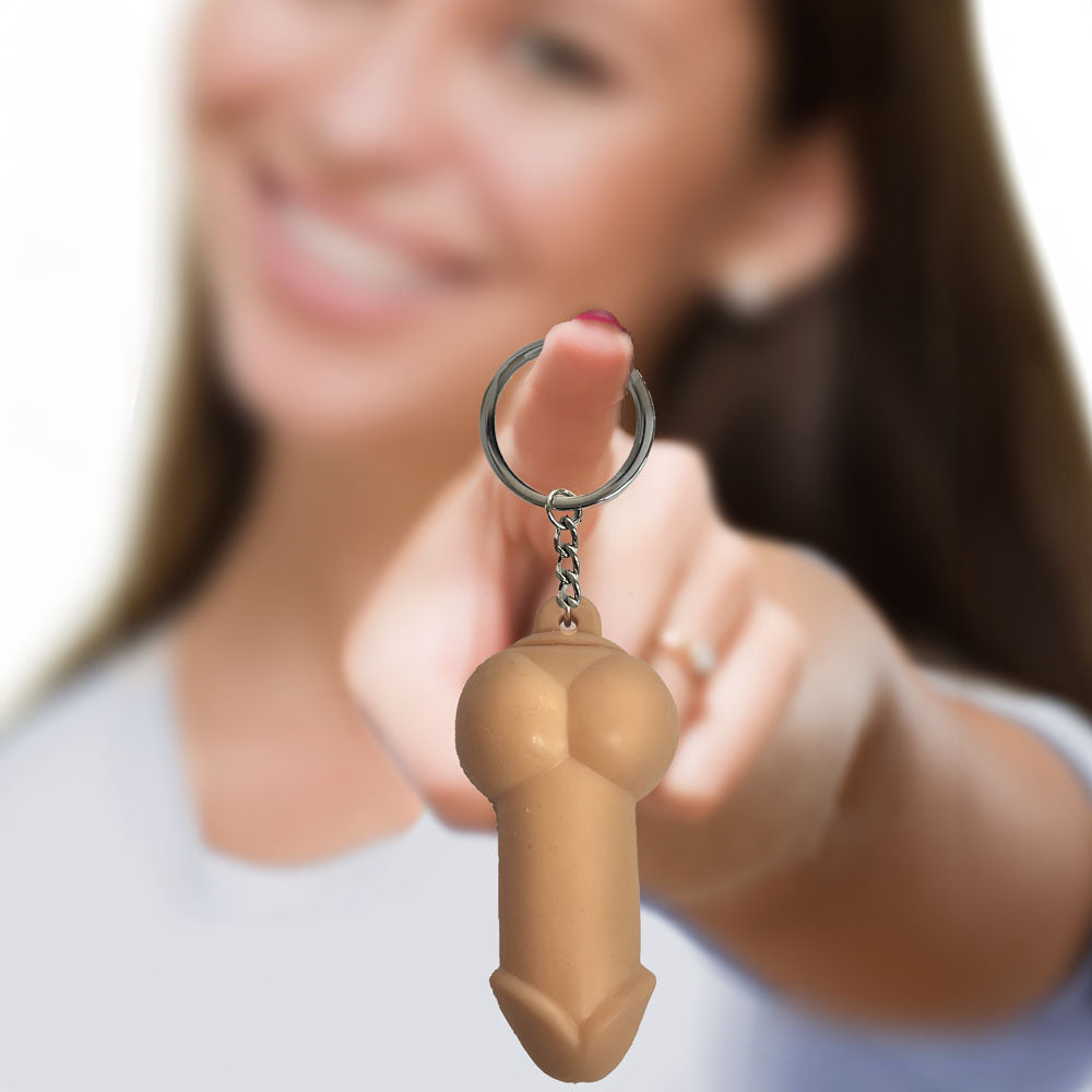 Super Fun Key Chain - Squishy Penis - Novelty Keychain