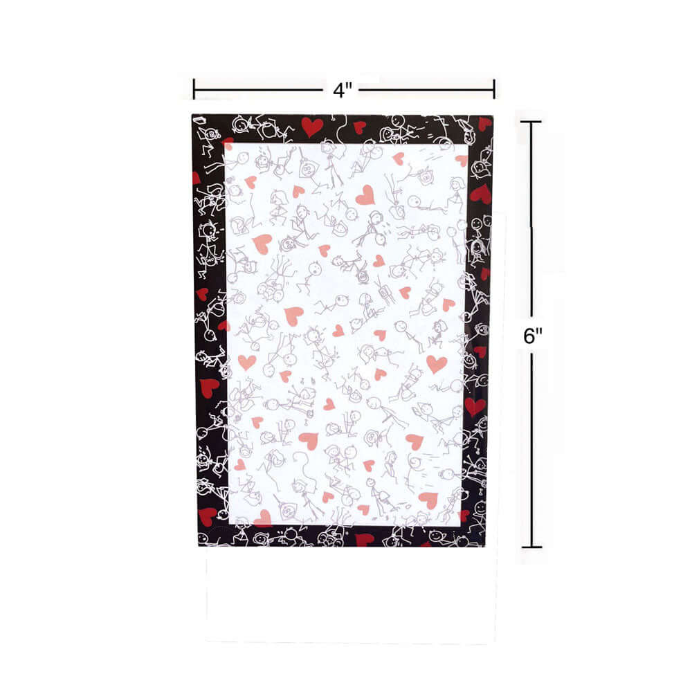 Naughty Stick Figure Notepad - Novelty Notepad - 100 Pages